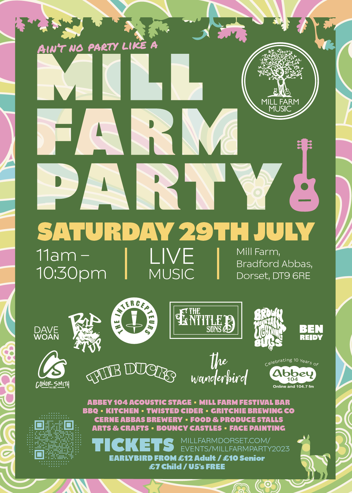Millfarm Party Poster 2023